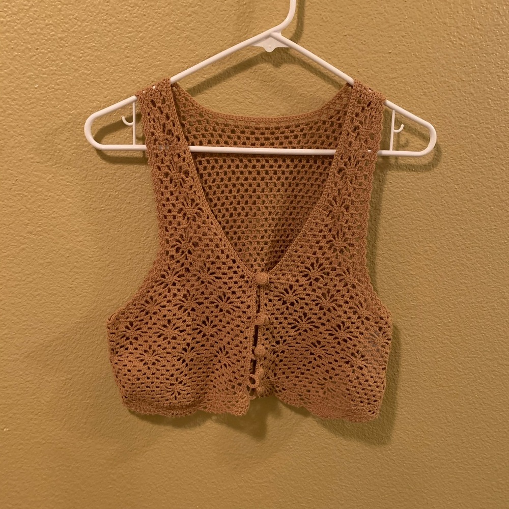 handmade woven vest